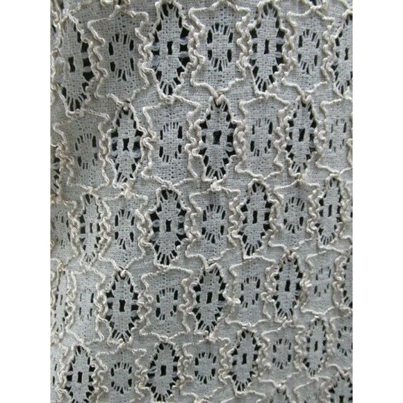 NOW Short Sleeve Threaded Crochet Lace Blouse - Picture 12 of 12